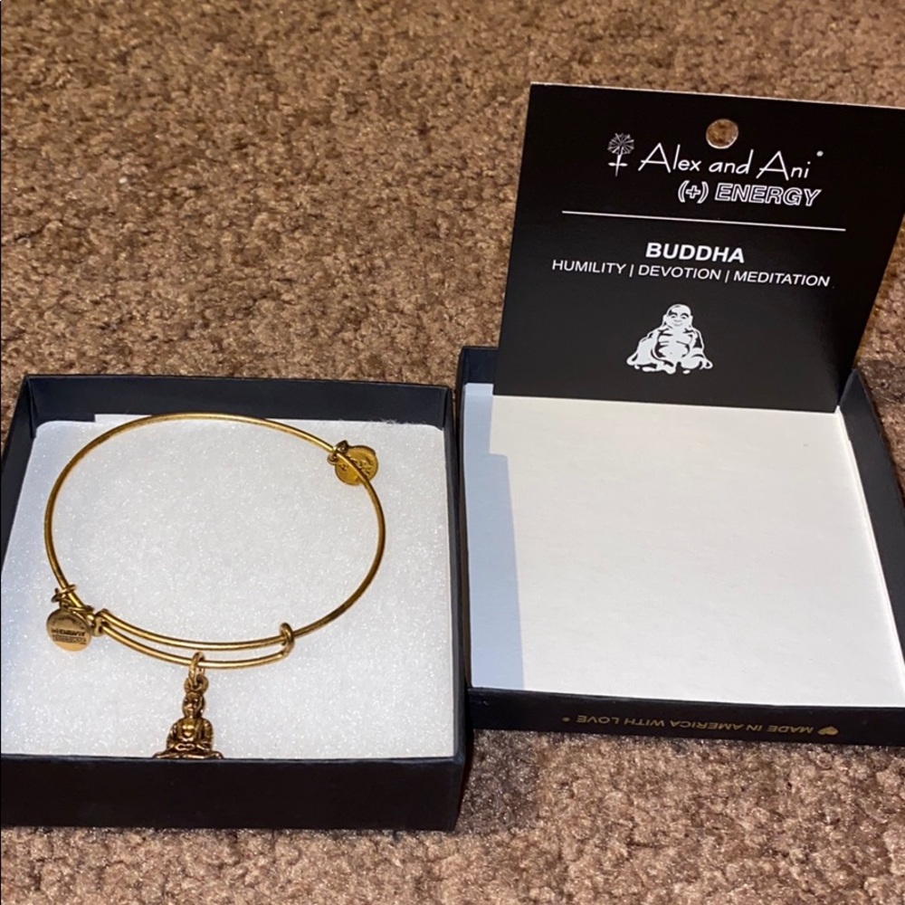 ‘Buddha' Alex & Ani Bracelet with box